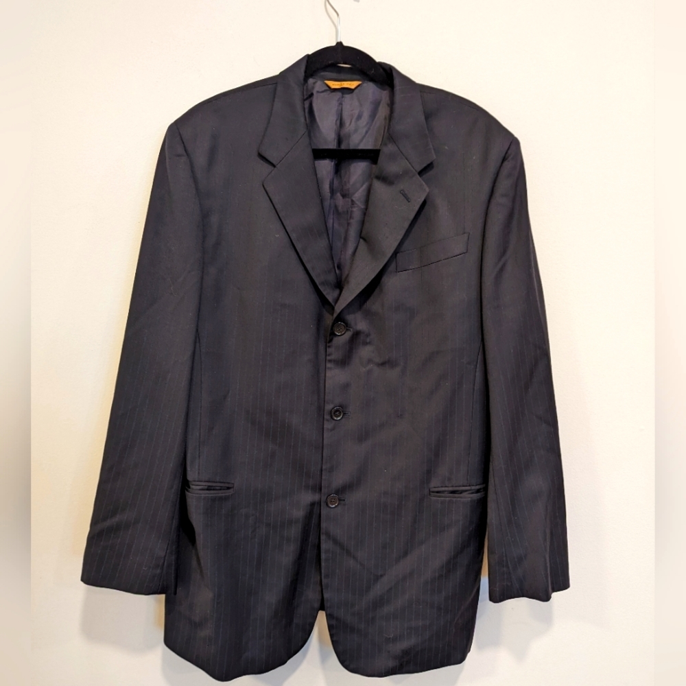 Vintage Donna Karan Wool Blazer, Made in Italy, see measurements